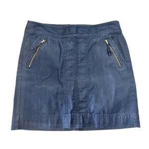 Ann Taylor denim mini skirt SIZE 4